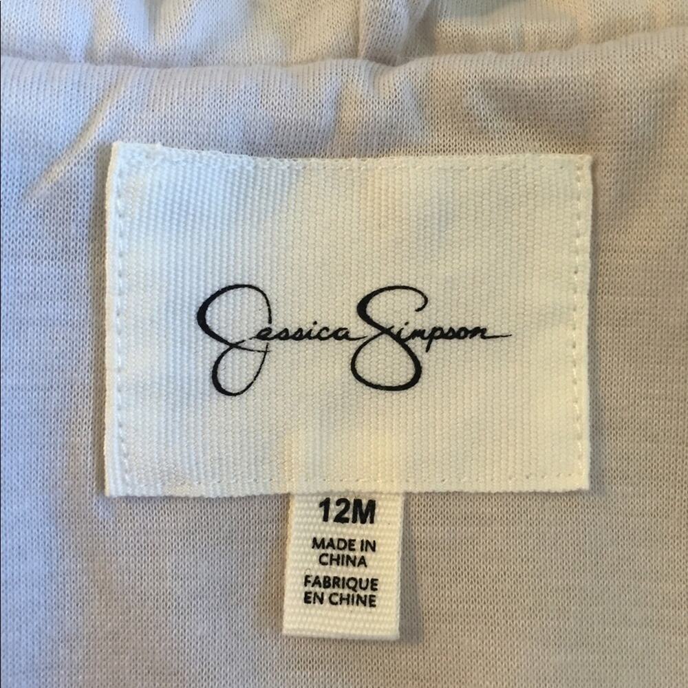 NWT Jessica Simpson Cream Hooded Jacket 12 Months - Picture 9 of 13